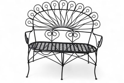IRON PATIO BENCH