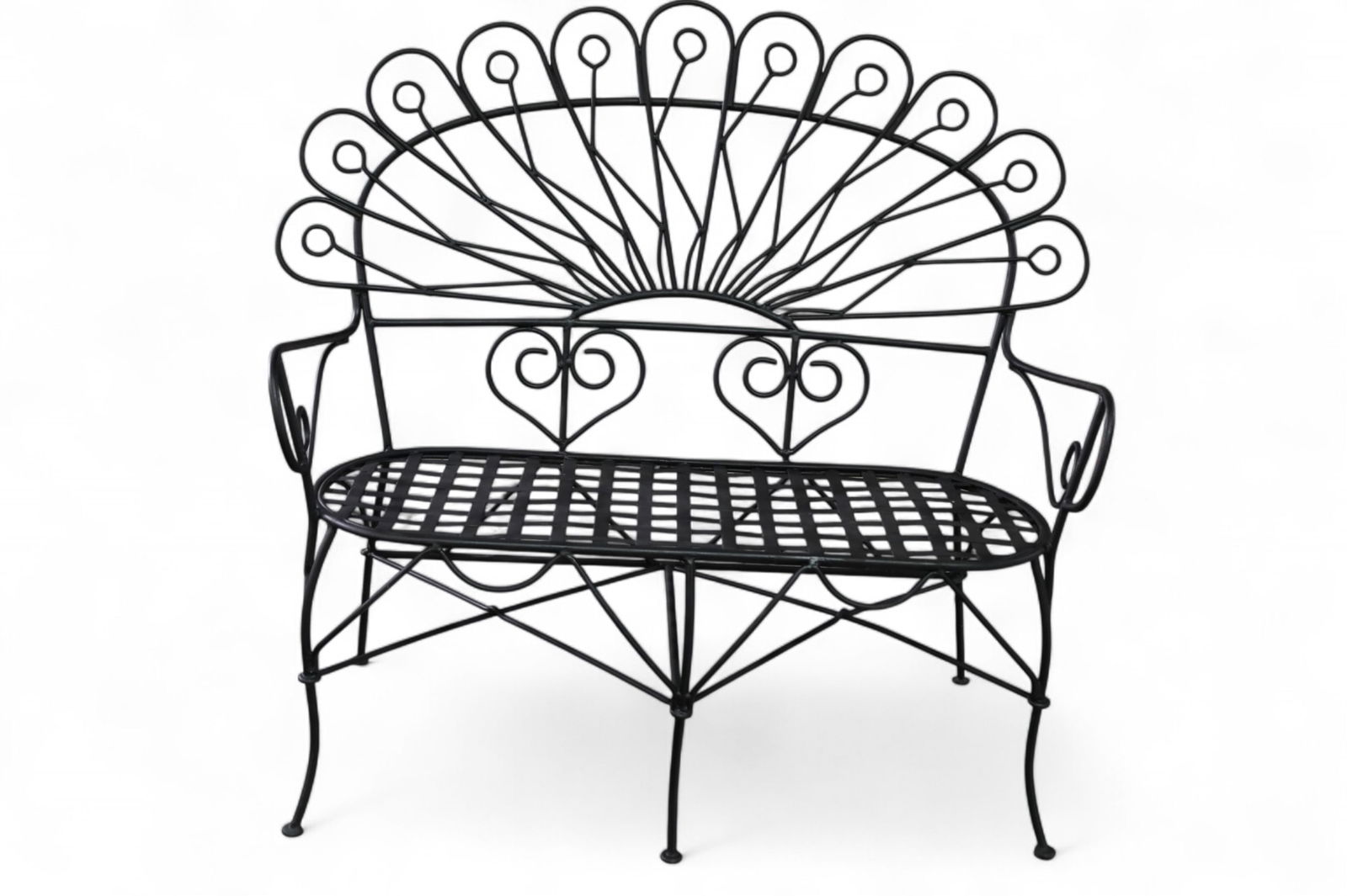 IRON PATIO BENCH (1 of 2)