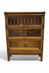 GLOBE WERNICKE OAK STACKING BOOKCASE