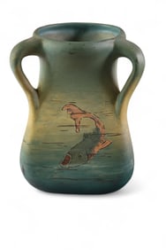 WELLER DICKENSWARE VASE