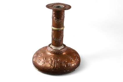 COPPER CANDLEHOLDER