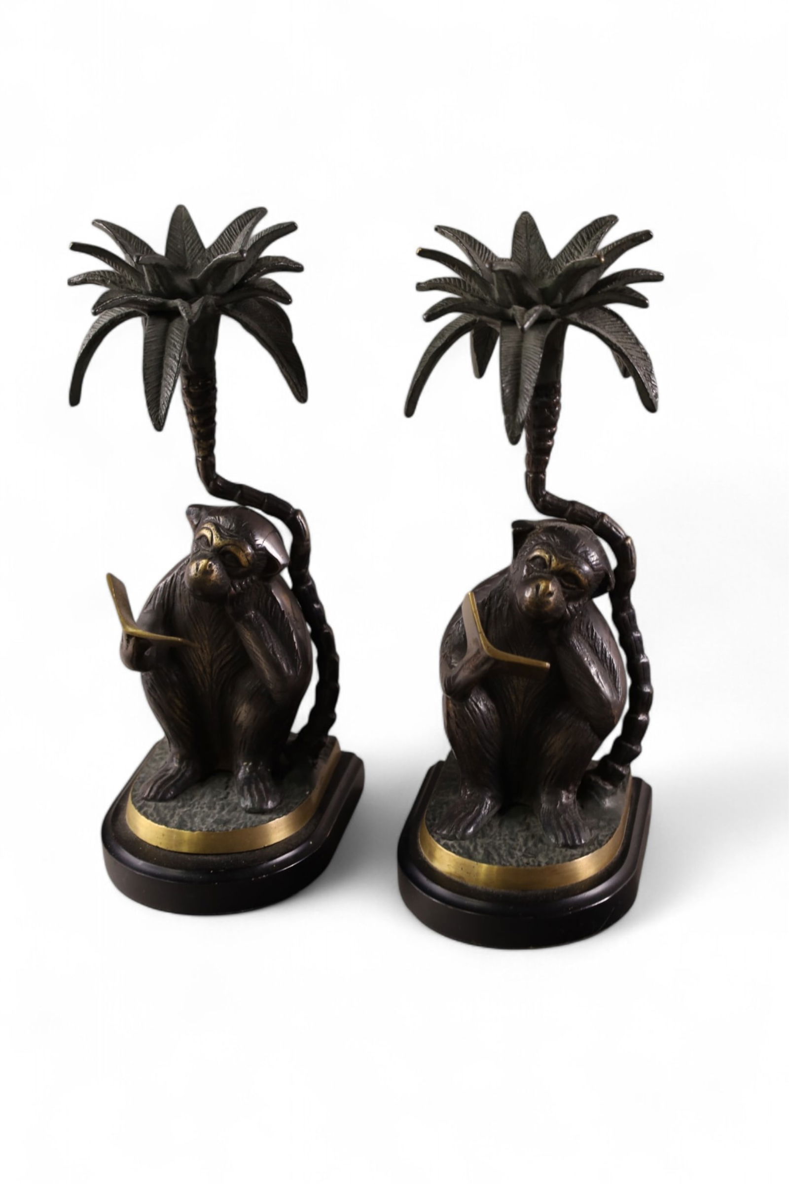 PAIR OF MONKEY CANDLESTICKS (1 of 2)