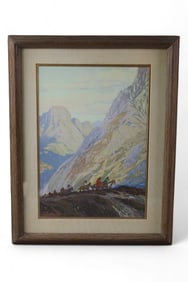F. GRAYSON SAYRE NATIVE AMERICAN SERIGRAPH