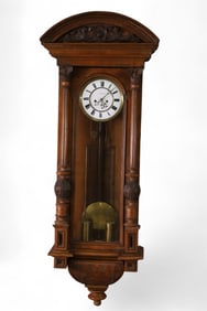 VICTORIAN 2 WEIGHT REGULATOR WALL CLOCK