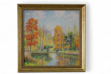 ALBERT VAN NESS GREENE OIL PAINTING