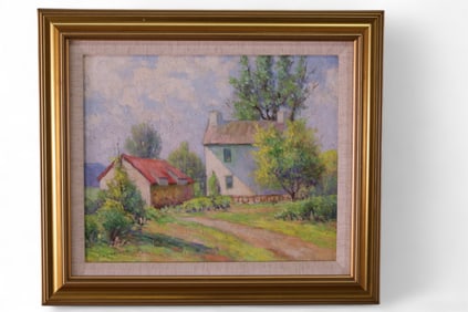 ALBERT VAN NESS OIL PAINTING