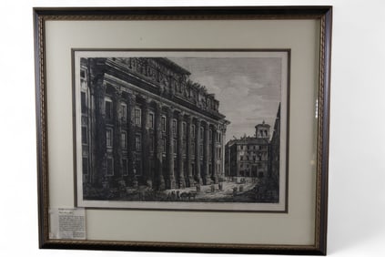 LUIGI ROSSINI FRAMED ETCHING
