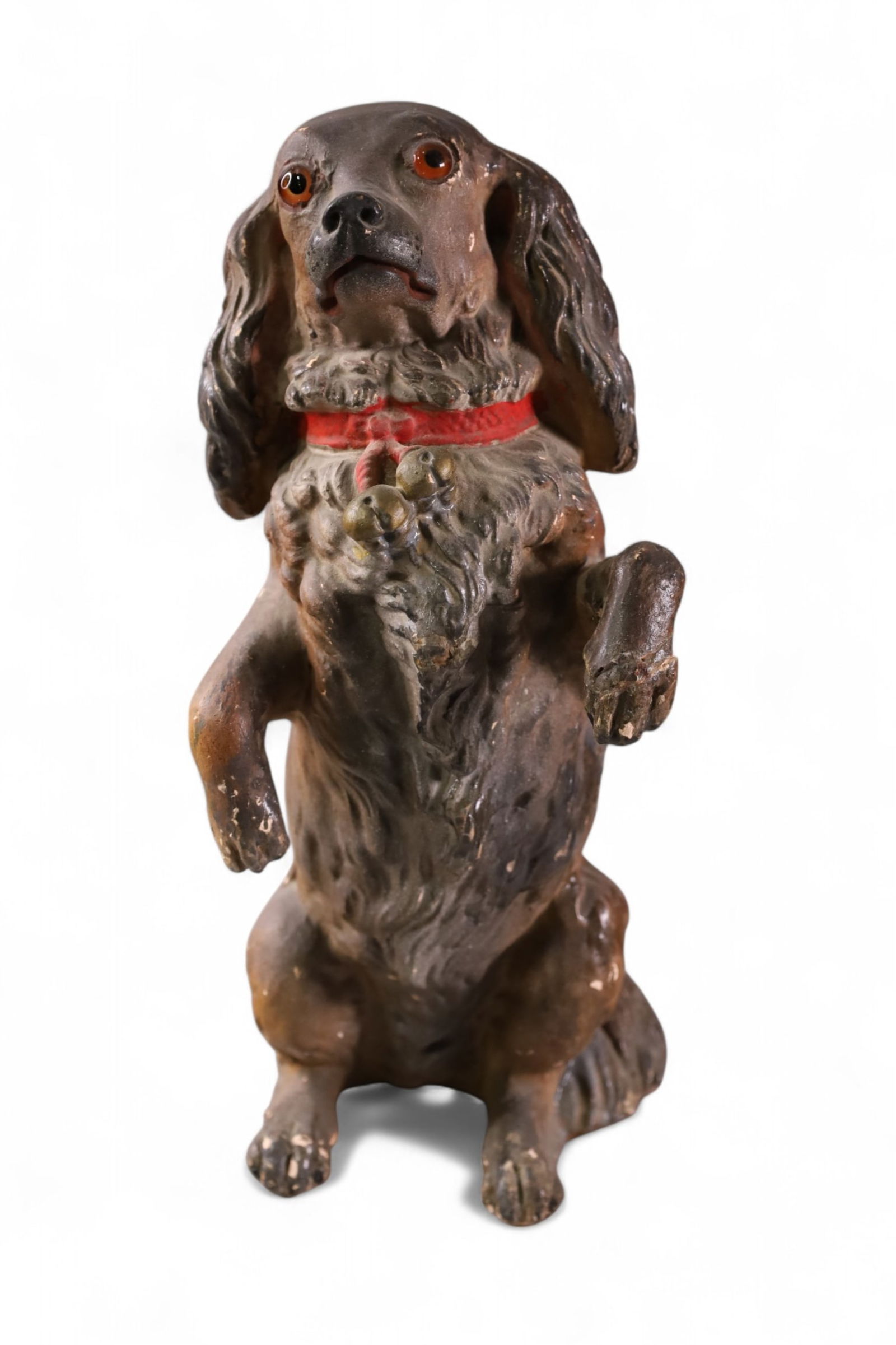 AUSTRIAN CHALKWARE DOG (1 of 3)