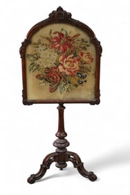 VICTORIAN POLE SCREEN