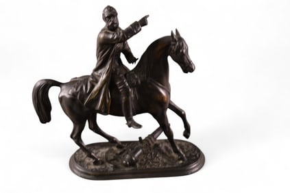 SPELTER STATUE