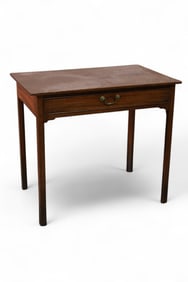 GEORGE III MAHOGANY SIDE TABLE