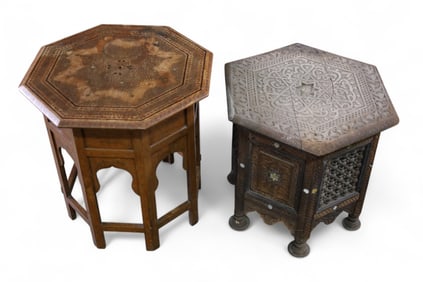2 MOORISH TABLES