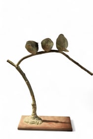 BRONZE BIRD SCULPTURE