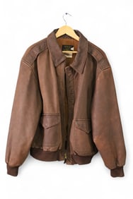 MILITARY LEATHER PILOT'S JACKET