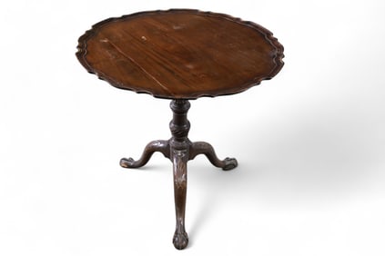ANTIQUE TILT TOP SIDE TABLE