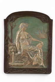 ART NOUVEAU PLAQUE