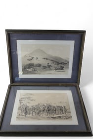 2 FRAMED NATIVE AMERICAN ENGRAVINGS
