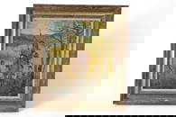 CHARLES WINFIELD MILLER NATIVE AMERICAN OIL PAINTI