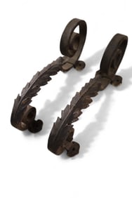PAIR OF IRON HANDLES