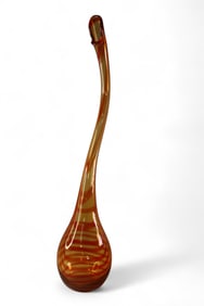 LARGE ART GLASS VASE