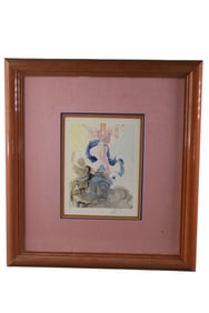 SALVADOR DALI WOODCUT
