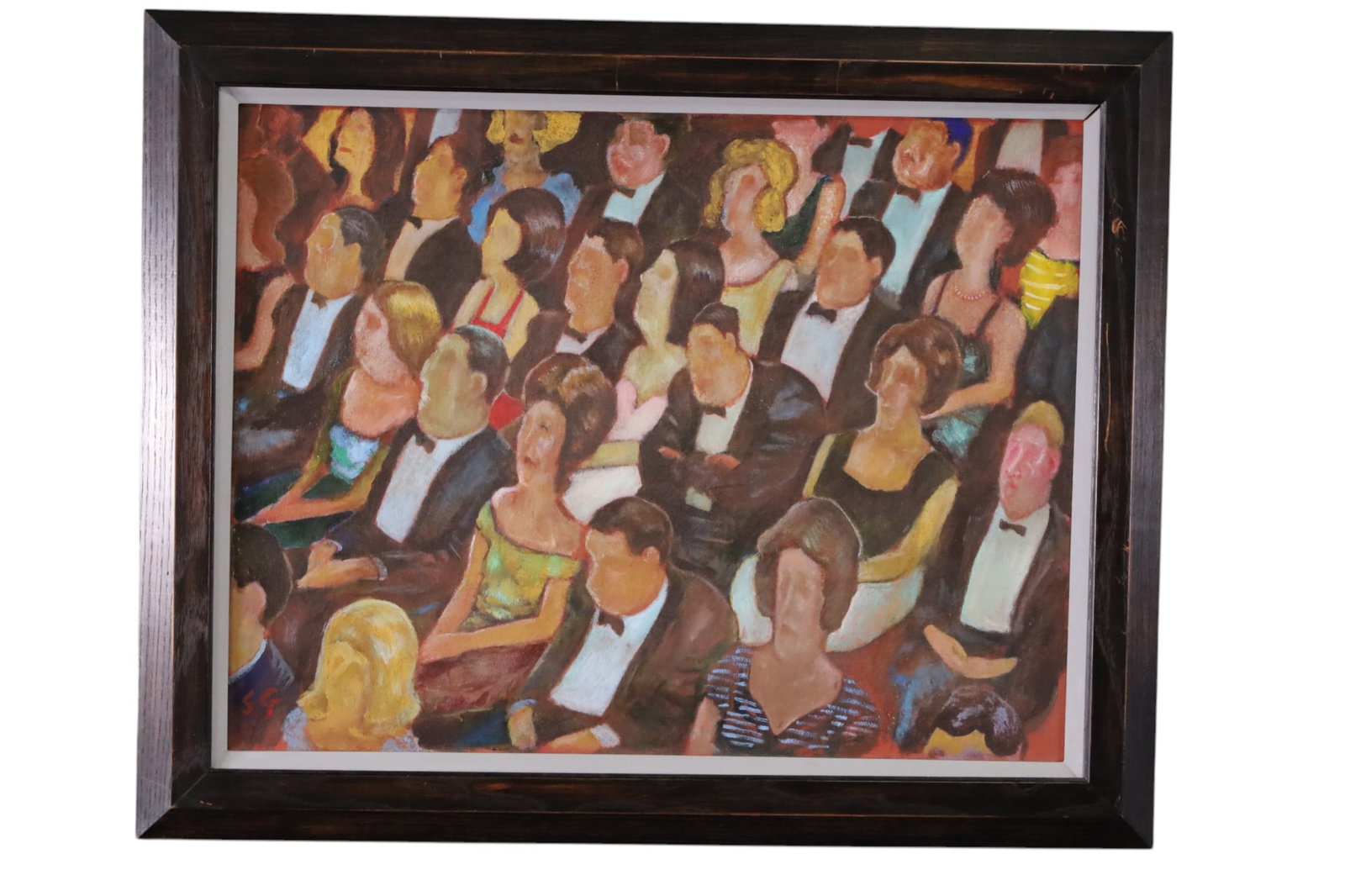 SIMON GARROW OIL PAINTING: OIL ON CANVAS, SIGNED LOWER LEFT, 22" x 17" IMAGE SIZE / 26" x 21" IN FRAME