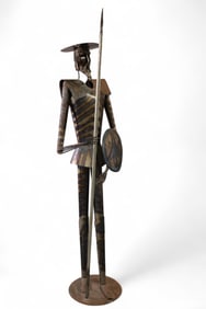 5 FOOT TALL DON QUIXOTE SCULPTURE
