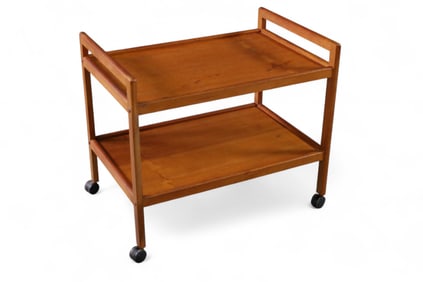 MID CENTURY MODERN BAR CART