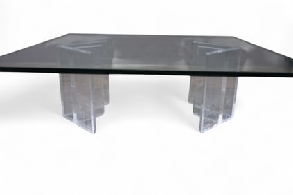 LUCITE COFFEE TABLE