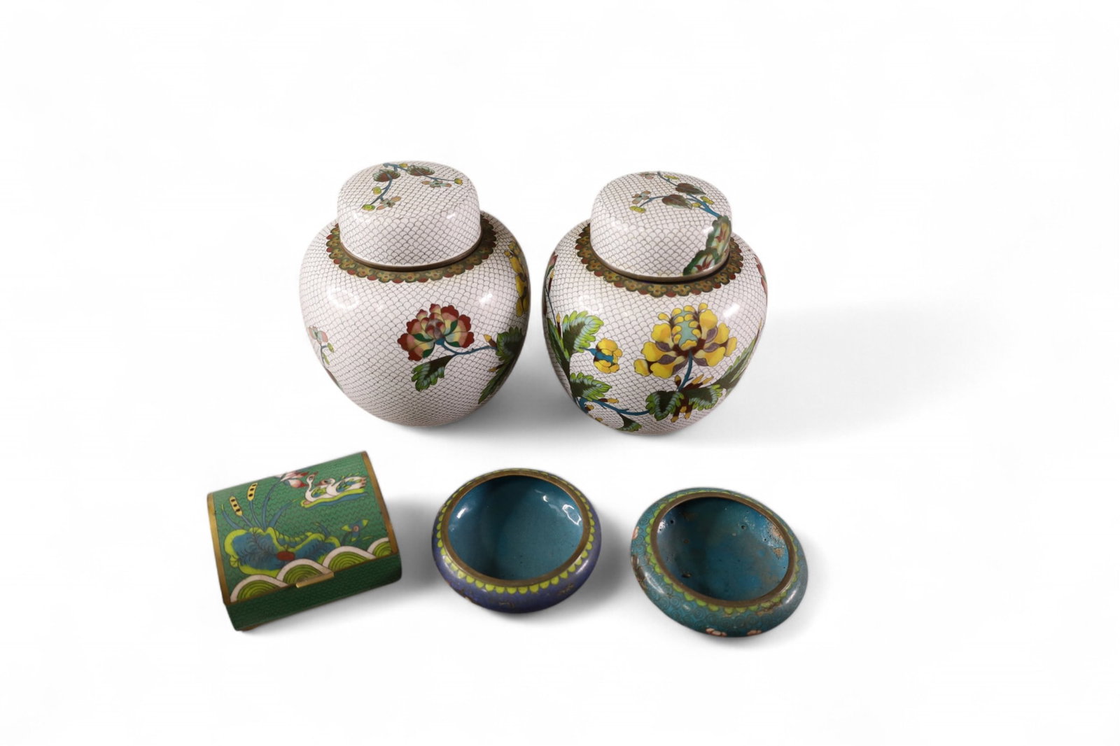 5 PCS CLOISONNE (1 of 4)