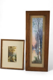 2 VICTORIAN WATERCOLORS