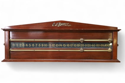 ANTIQUE BILLIARDS SCOREBOARD