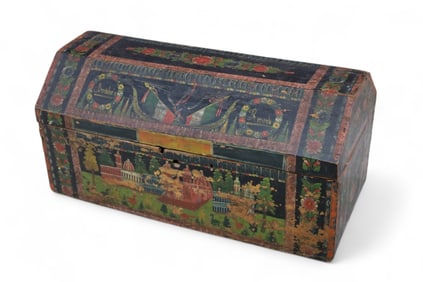MEXICAN HAND PAINTED CHEST