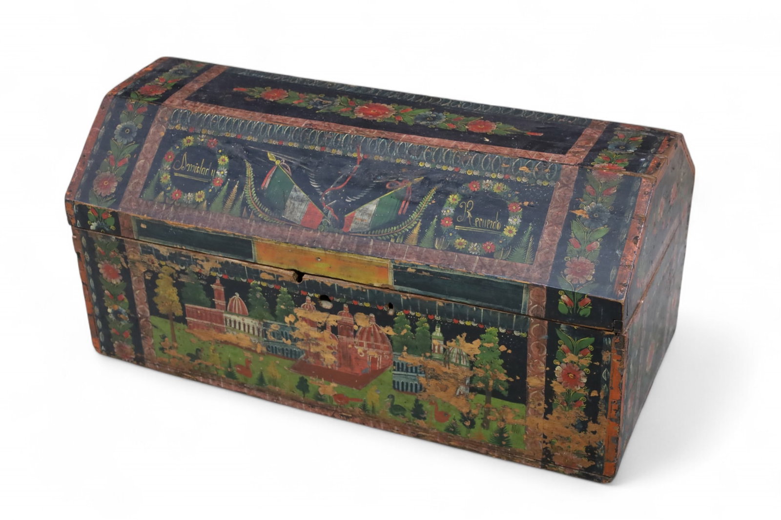 MEXICAN HAND PAINTED CHEST (1 of 3)