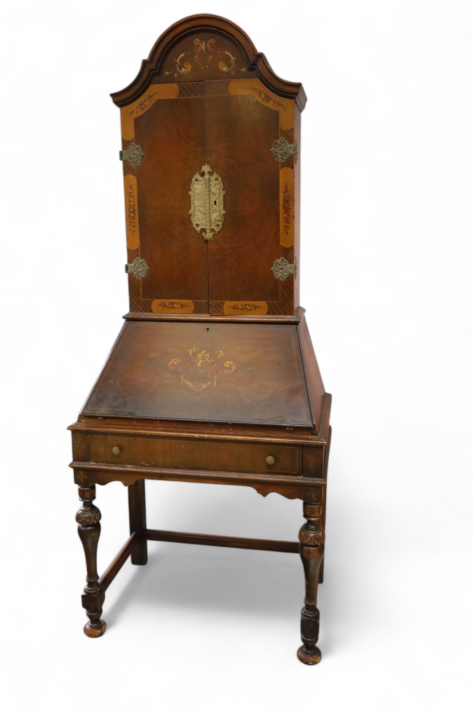 1920'S SPANISH STYLE DROP FRONT DESK (1 of 4)