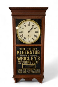 KLEENATUB & WRIGLEY'S SOAP CLOCK
