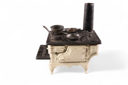 "BIRD" TOY CAST IRON STOVE