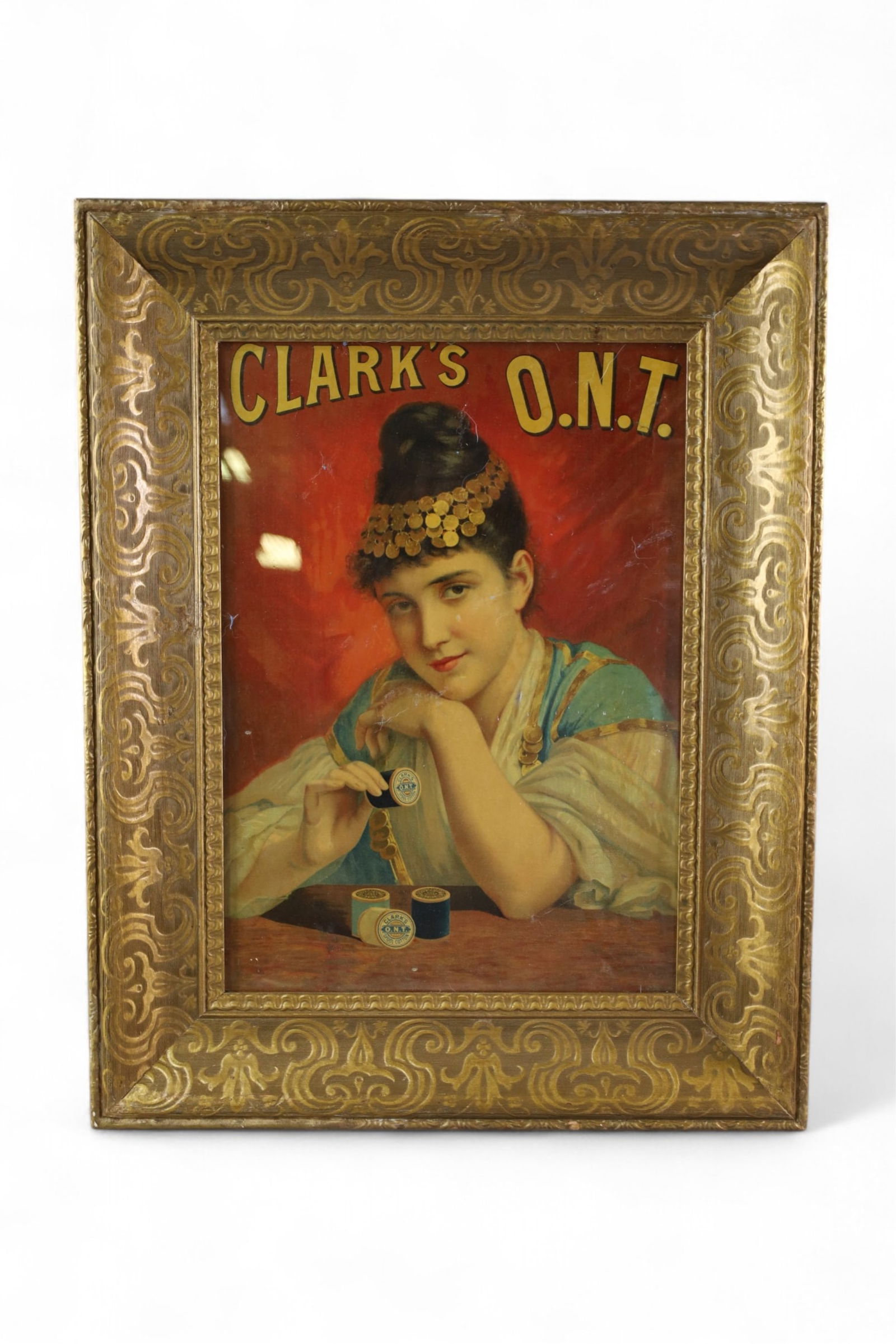 CLARK'S O.N.T. THREAD ADVERTISEMENT (1 of 3)