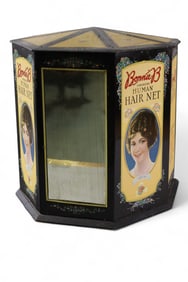BONNIE B HAIR NET TIN LITHO DISPLAY