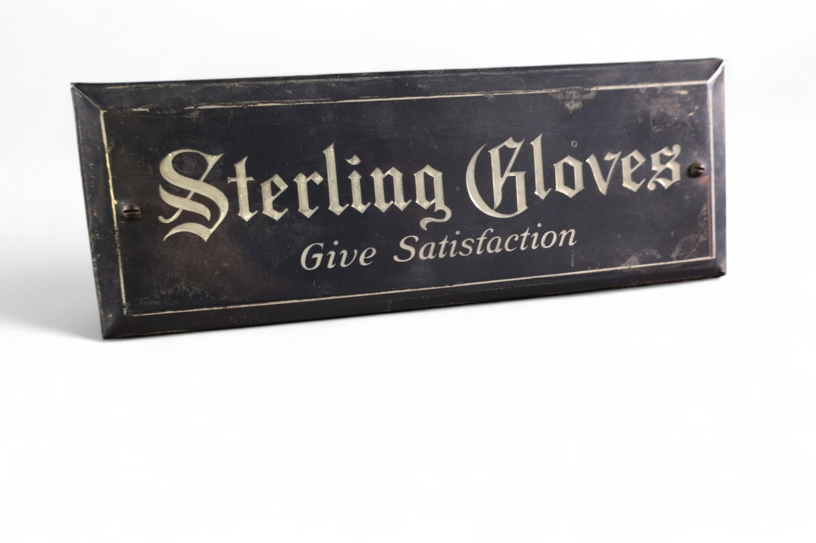 STERLING GLOVE ADVERTISEMENT: TABLE TOP STERLING GLOVES ADVERTISEMENT 8" W.