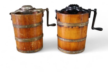 2 SALESMAN SAMPLE ICE CREAM MAKERS