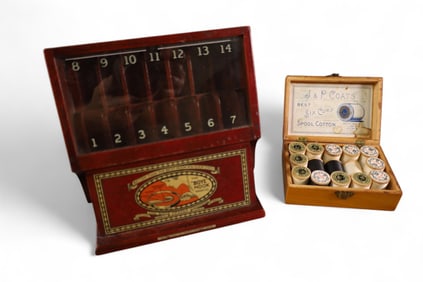 2 SEWING DISPLAYS