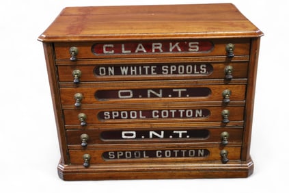 CLARK'S SPOOL CABINET