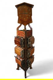 NATIONAL'S ROLLER BEARING CARPET SWEEPERS CLOCK