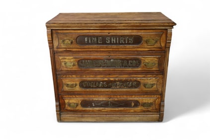 JAMES L LIBBEY SHIRT CABINET