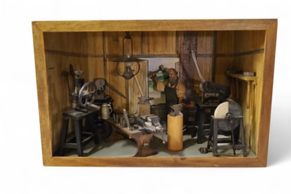UNUSUAL BLACKSMITH DIARAMA