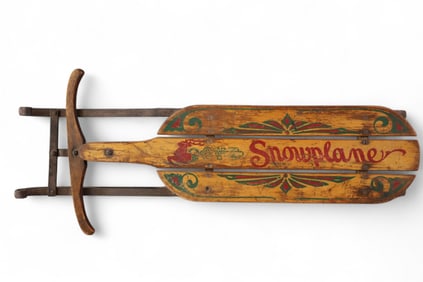 SALESMAN SAMPLE SNOWPLANE SLED