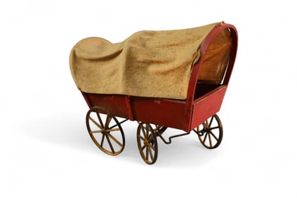 CHILD'S TOY COVERED WAGON