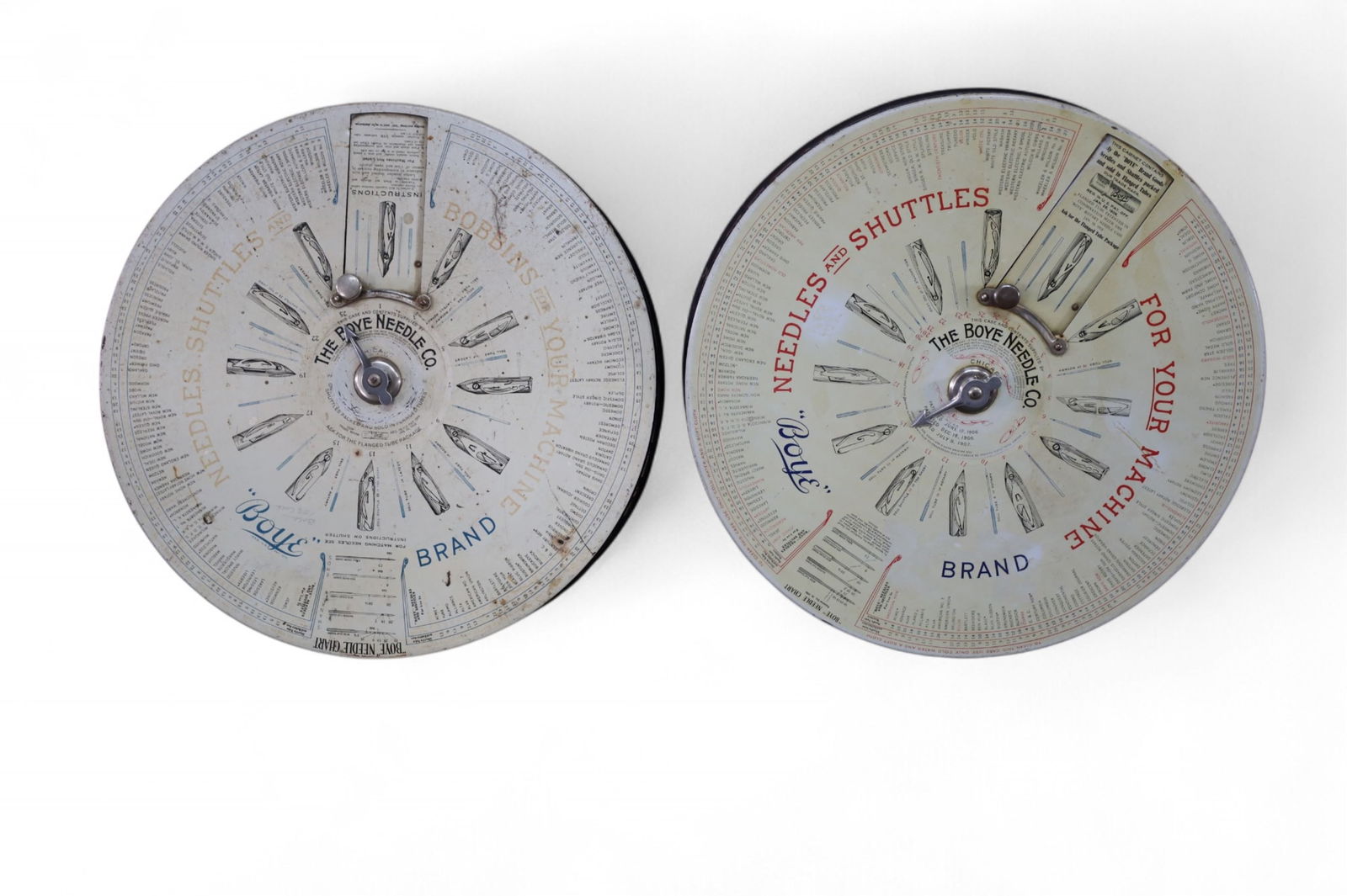 2 BOYE NEEDLE DISPLAY CASES (1 of 3)