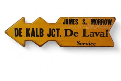 DE LAVAL ARROW SIGN